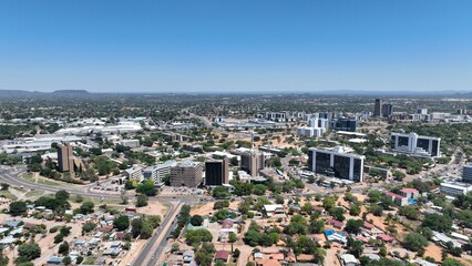 Government enclave in Gaborone, Botswana, Africa