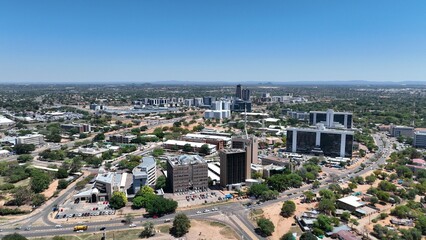 Government enclave in Gaborone, Botswana, Africa