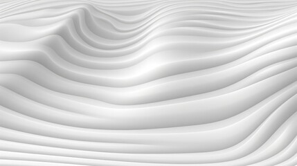 White 3 d background with wave illustration beautiful bending pattern for web screensaver Light gray texture with smooth lines for - obrazy, fototapety, plakaty