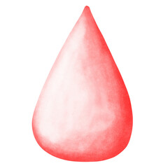 Obraz premium red drop of blood