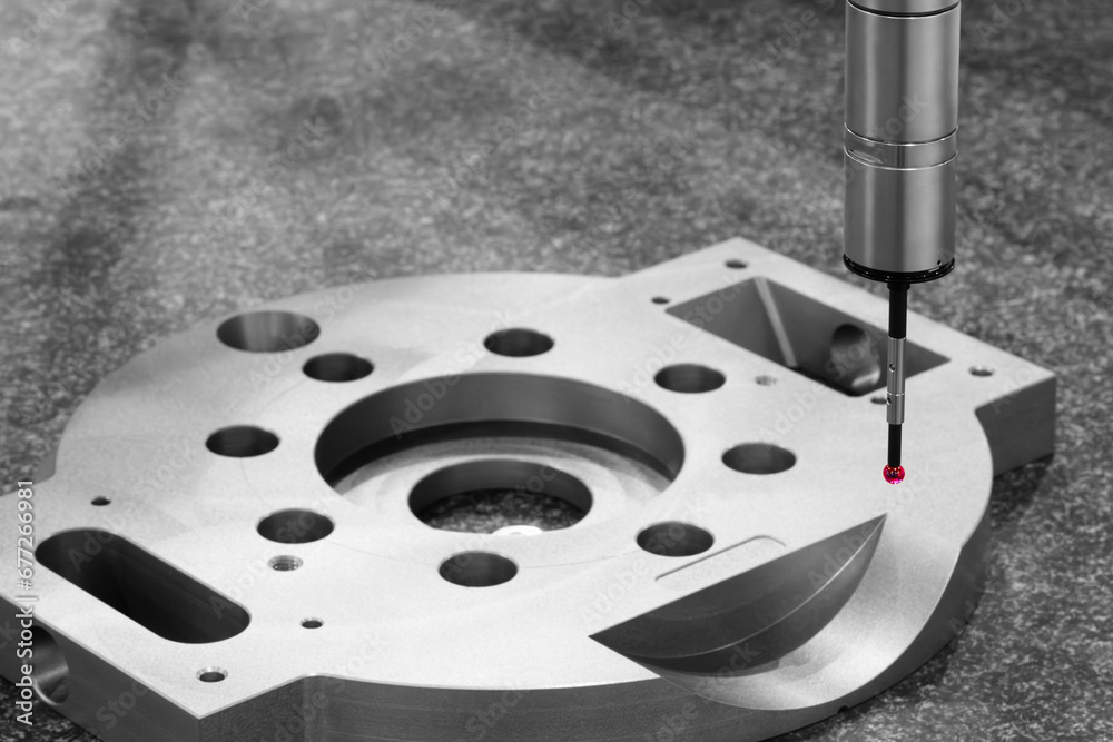Aufkleber quality control on milling cnc machine, coordinate measuring machine, quality control machine contro