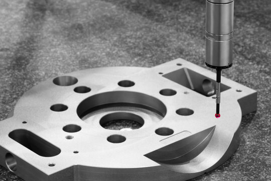 Quality control on milling CNC machine, coordinate measuring machine, Quality control machine Control on milling CNC machine, coordinate measuring machine, Quality control machine.
