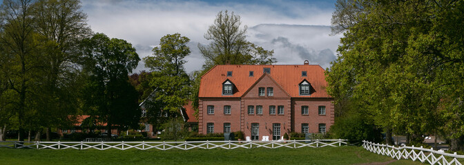 Gutsanlage Panker mit Herrenhaus.
