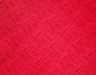 Red color of fashionable clothes, fabric.