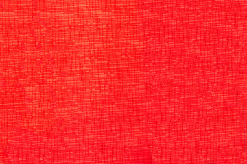 Red color of fashionable clothes, fabric.