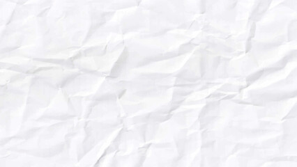 White crumpled recycled paper texture background for business communication and education concept design.