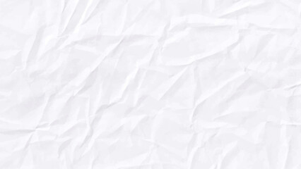 Background or crumpled white paper, paper texture background