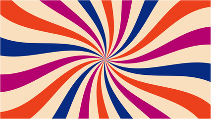 Popular flag shape starburst vector background recolorable. For television, video, phone. 