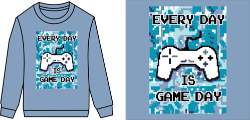  game is overb t shirt graphic design vector illustration \