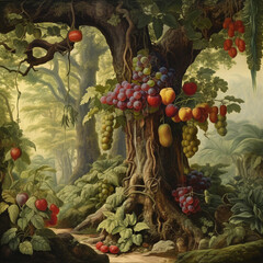 autumn still life with apples