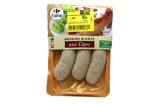 3 boudins blancs aux c&eacute;pes date limite de vente de carrefour