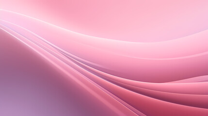 Soothing Generative AI Abstract Pink Silk Waves Background