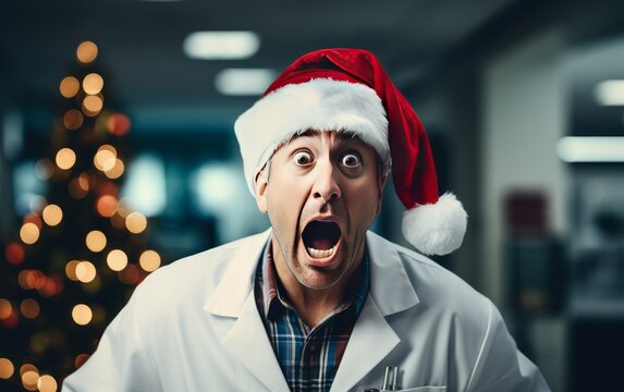 dottore stressato a natale