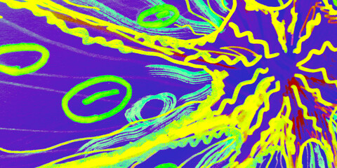 Fun Germ. Bright Immune Activation. Rainbow