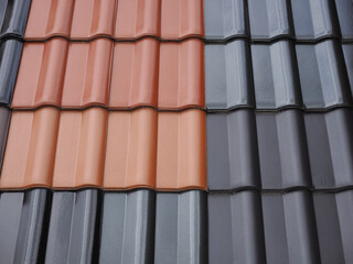 Verschiedene Dachziegel