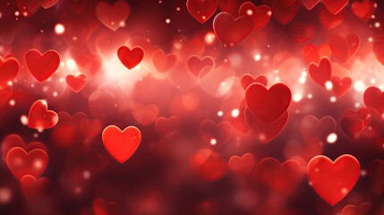 Obraz premium Beautiful heart background. Love.Red heart, element for design. Beautiful Grunge heart. Valentine's day. For holiday, postcard, poster. Copy space for text.