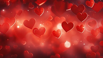 Obraz premium Beautiful heart background. Love.Red heart, element for design. Beautiful Grunge heart. Valentine's day. For holiday, postcard, poster. Copy space for text.