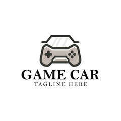 Professional game car logo design