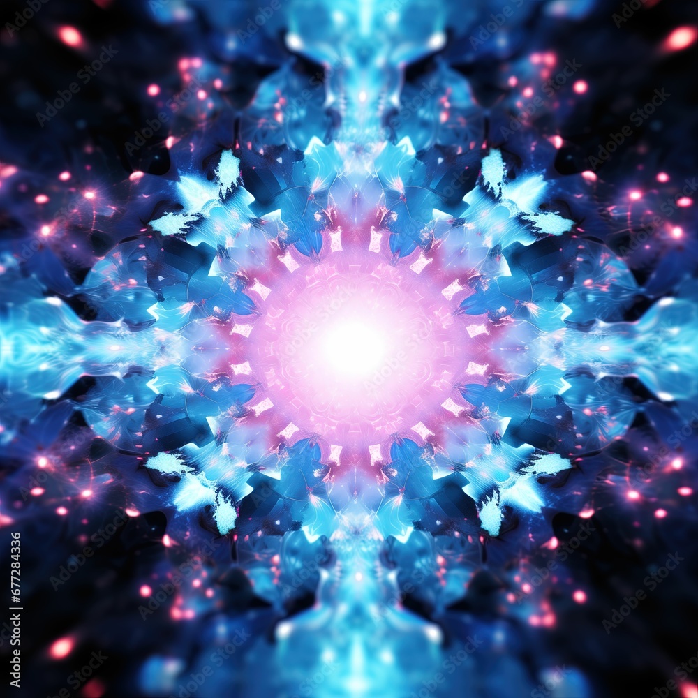 Wall mural abstract background. abstract fractal. fractal art background for creative design.