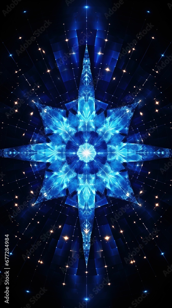 Wall mural abstract background. abstract fractal. fractal art background for creative design.