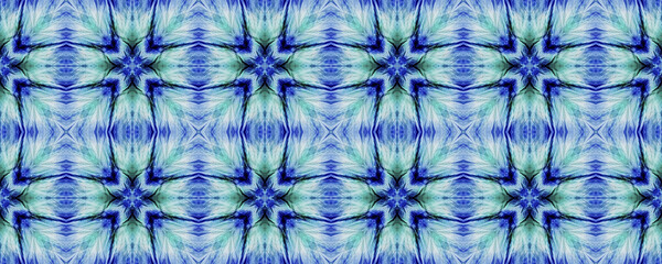 Fototapeta premium Turquoise Watercolor. Turquoise Seamless