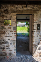 Obraz premium Cassacco Castle. Ancient medieval building that has survived to the present day.