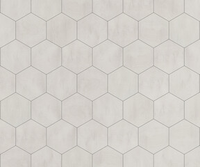 Aspen white Oak Hexagon Floor Texture