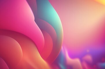 Intricate Pink & Blue Background Design Generative AI
