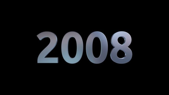 2000 to 2024 year countdown tunnel new year animation background