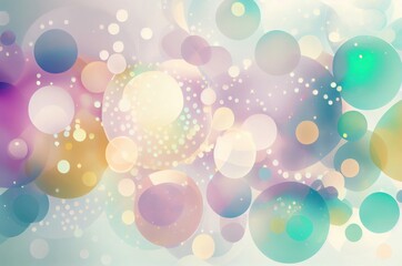 Mesmerizing Capture of Shimmering Floating Spheres Generative AI