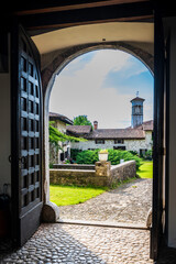 Cassacco Castle. Ancient medieval building that has survived to the present day.