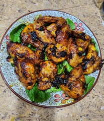 grilled chicken wings