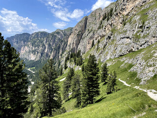 landscape in the dolomites, Italy