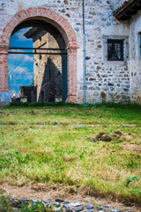 Cassacco Castle. Ancient medieval building that has survived to the present day.