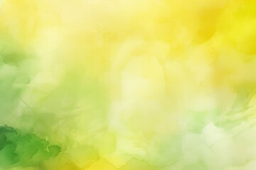 Radiant Spring: Fresh Green to Sunny Yellow Gradient with Watercolor Texture