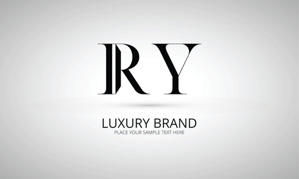 RY R ry initial logo | initial based abstract modern minimal creative logo, vector template image. luxury logotype logo, real estate homie logo. typography logo. initials logo