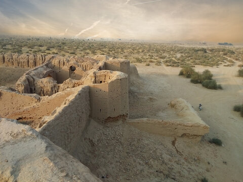 ruins of the ancient fortress