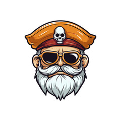 Pirates mascot gaming logo design