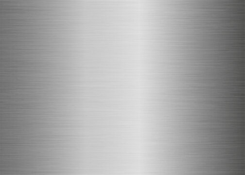 Brushed metal texture. Steel background. Stainless steel texture. Vector illustration.