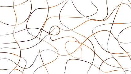 Random line pattern background. Decorative pattern with tangled curved lines. Random chaotic lines abstract geometric pattern vector background.	
 - obrazy, fototapety, plakaty