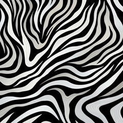 Fototapeta na wymiar zebra pattern, black and white stripes texture background