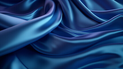 Obraz premium dark blue purple silk abstract background