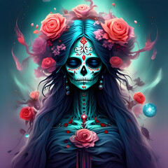 death comes for all - day of the dead - muerte