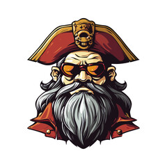 Pirate mascot illustration