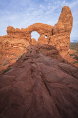 turret arch in arches national park, utah, usa