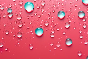 Vivid Water Drops: Colorful Elegance