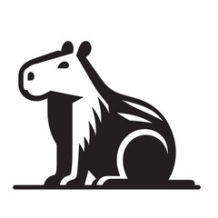 Capybara logo for graphic design, capybara designs for prints and commercial publications, vectorized capybara