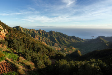 Southern slopes of the mountains of Anaga Tenerife, Canary Islands