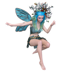 蝶々の妖精 　3DCG レンダリング