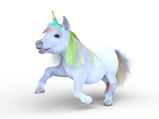 ユニコーン　3DCG レンダリング